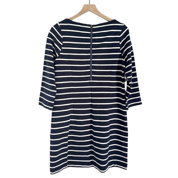 Boden Women’s Striped 3/4 Sleeve Midi Dress Blue White Size‎ 10 - Picture 2 of 9